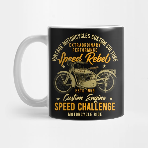 Legendary American Motorcycle Speed Racer by MotorManiac